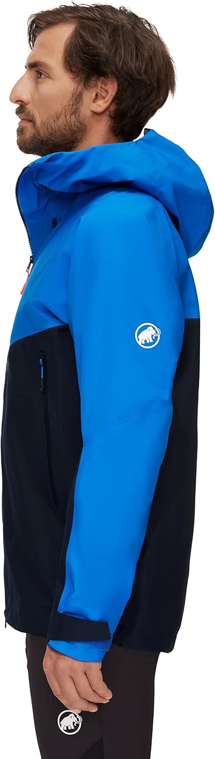 Mammut Herren Crater Hooded Hardshell-Jacke mit Kapuze L marine-ice, L marine-ice