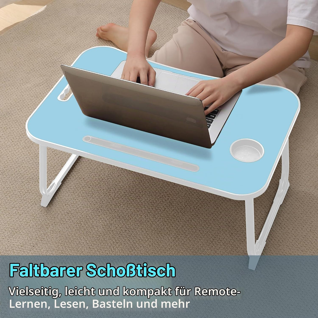 Laptop Betttisch, zum Lesen, Schreiben, Frühstückstisch im Bett, auf dem Sofa und in Haus und Büro (