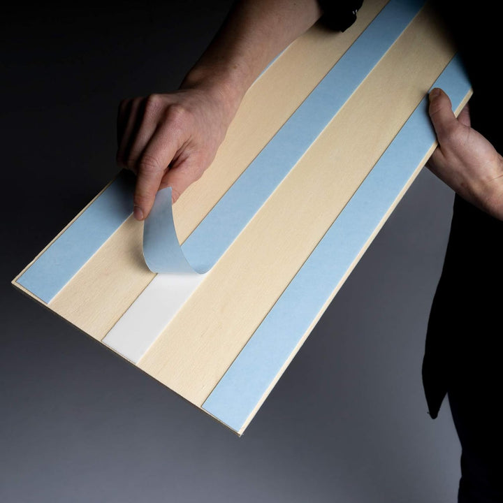 SUN WOOD Stick-it Holz Wandverkleidung selbstklebend im Nussholzdesign // NUSS ALPE ADRIA 702; Wandp
