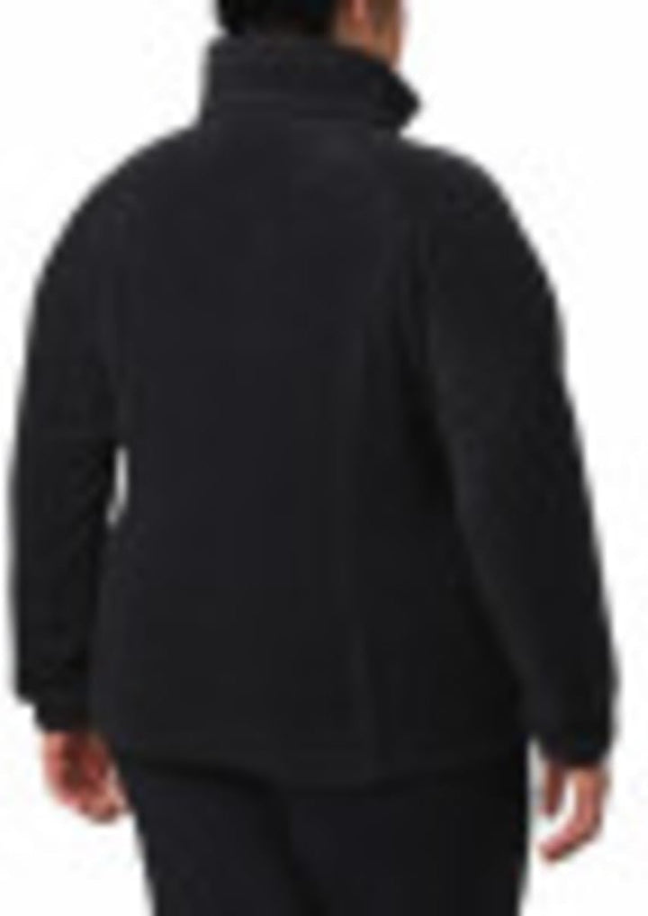 Columbia Benton Springs Damen-Fleecejacke mit durchgehendem Reissverschluss XS Petite Schwarz, XS Pe