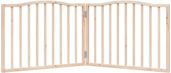 vidaXL Hundetor 3-TLG., Hundegitter Faltbar Pflegeleicht, Schutzgitter für Wohnzimmer Küche Treppe,