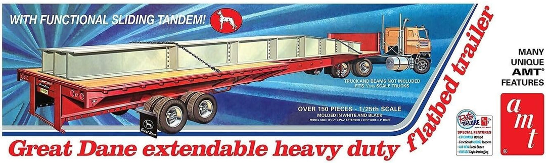 AMT 1/25 Flachbett-Trailer