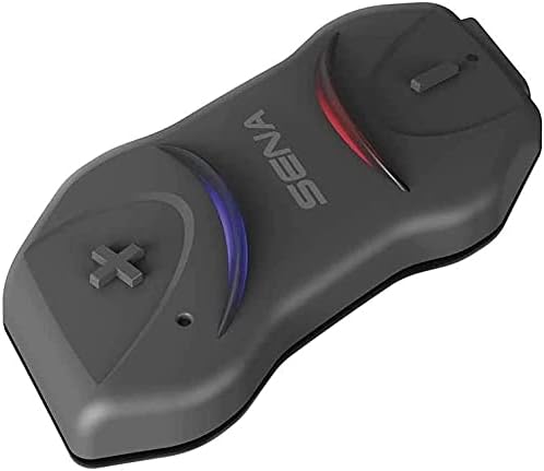 Sena 10R Flaches Motorrad Bluetooth Kommunikationssystem, Einzelpack, Schwarz, Einzelpack