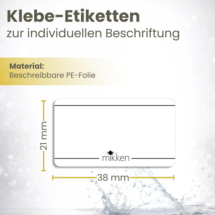 mikken 10 x braune Apothekerflasche 100ml made in Germany, inkl Beschriftungsetiketten + Trichter Br