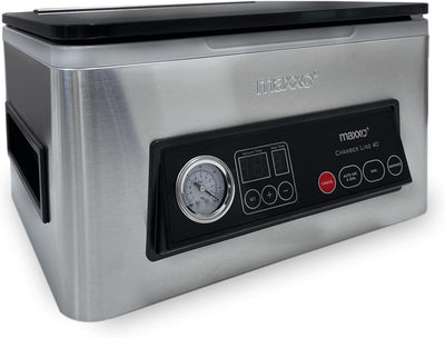 Maxxo VM ChamberLine 40 Kammervakuumierer 4 l Profi Vakuumierer für Flüssigkeiten 72 litre/min + 30
