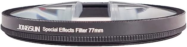 JONGSUN Doppelmondprisma Spezialeffektfilter 77mm FX Glass Glare Widescreen Film Anamorphotische DSL
