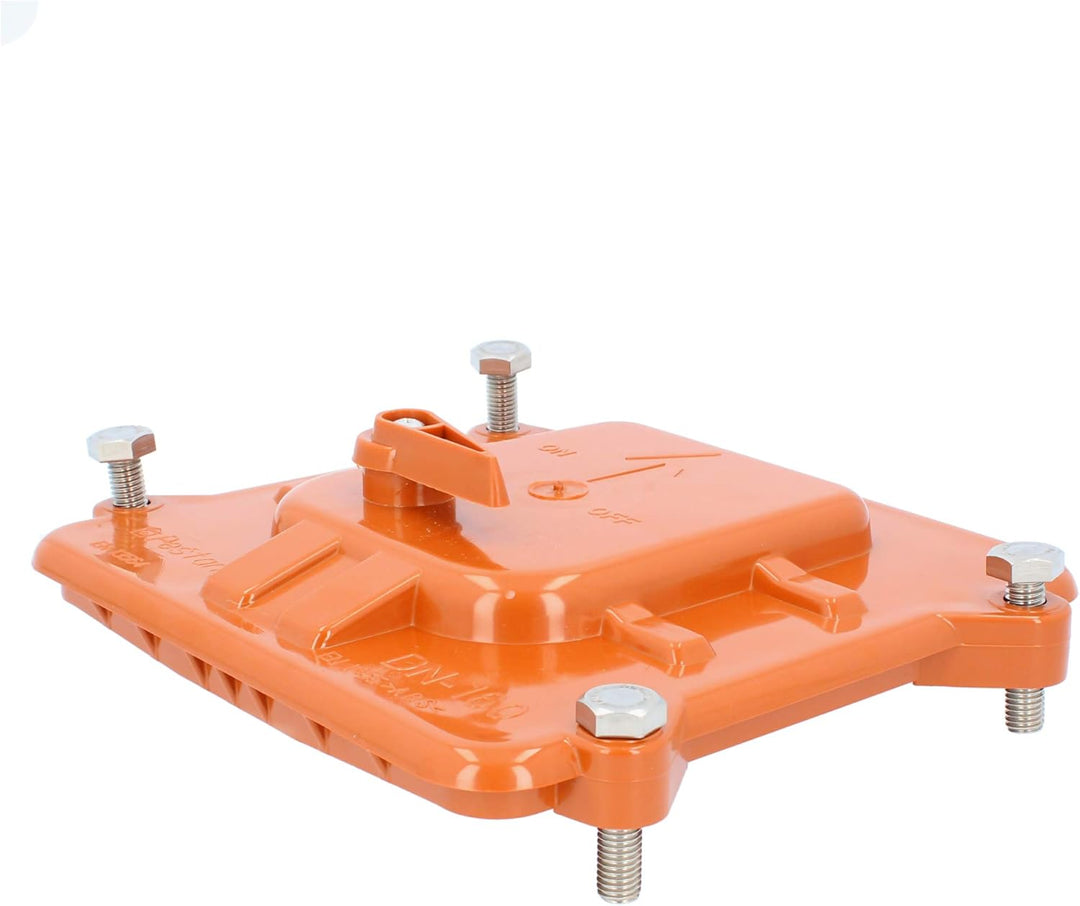 PEŠTAN Rückstauverschluss Ø DN 200 Orange | Rückschlagklappe Rückstauventil Rückstauklappe Rückstauv