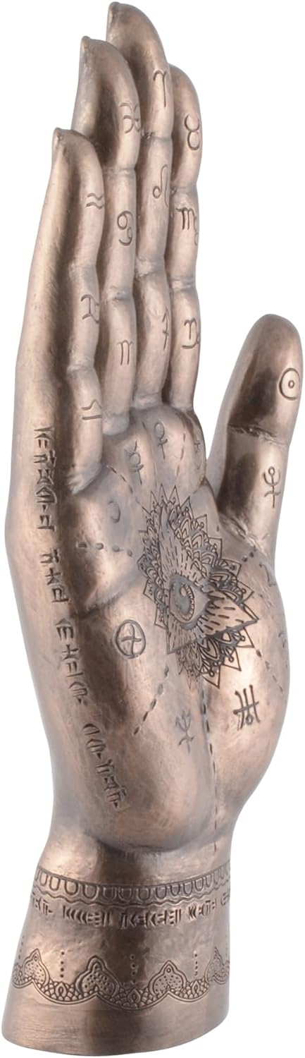 VOGLER Joh. Vogler GmbH Hand der Fatima mit magischen Symbolen verziert - bronziert by Veronese
