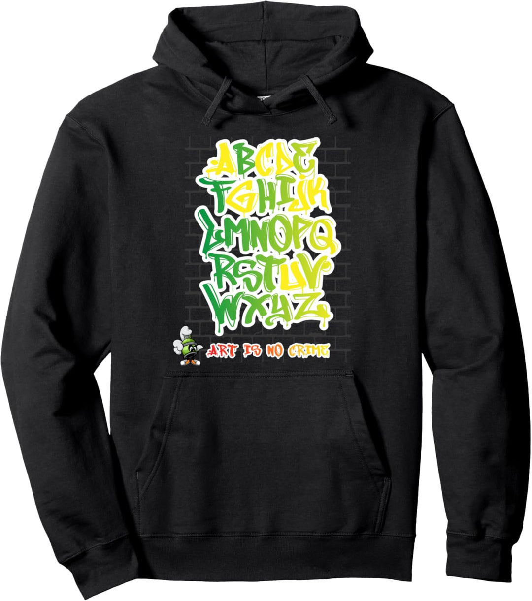 Graffiti ABC - Art Is No Crime Pullover Hoodie