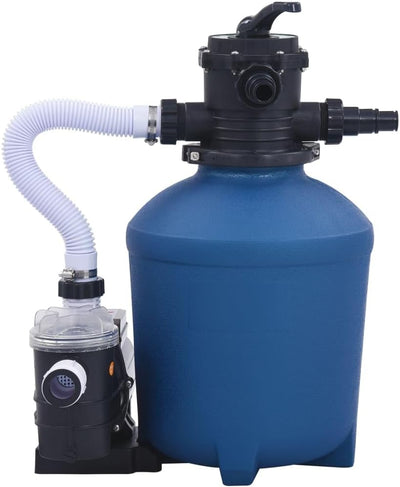 vidaXL Sandfilteranlage mit Zeitschaltuhr Sandfilterpumpe Sandfilter Poolfilter Poolpumpe Filteranla