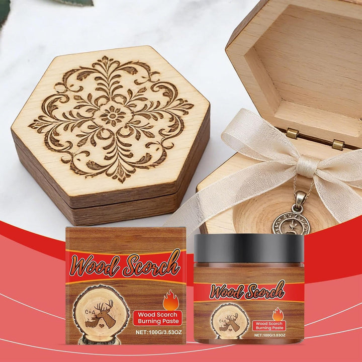 Farbe Für Die Holzbrennkunst,100 Gramm Präzisions Gel Für Holz Brenn Werkzeuge | Brandpaste Für Holz