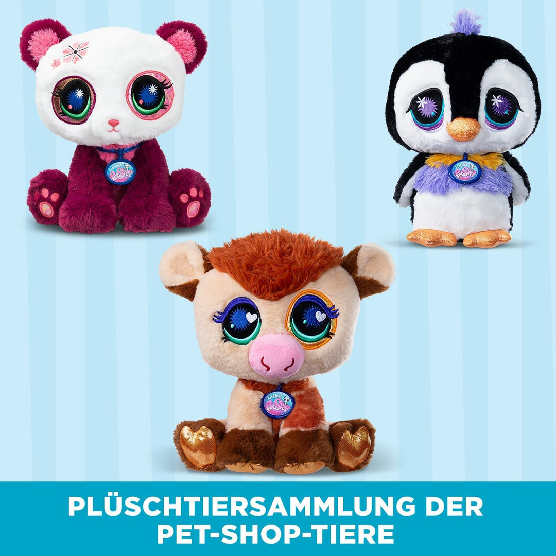 Littlest Pet Shop - Plüschpanda 25 cm - Littlest Pet Shop LPS Deluxe Panda – Niedliche Plüschtiere m