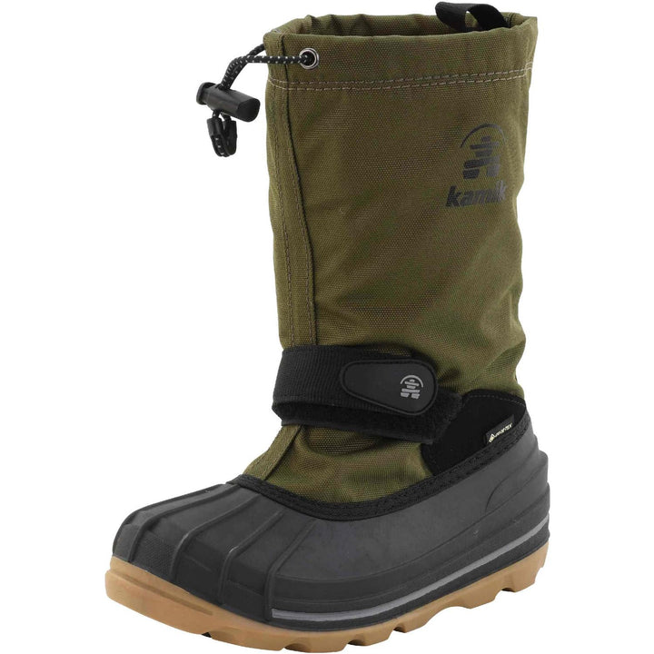 Kamik Unisex Kinder Waterbug8g Winterstiefel Dark Olive 25 EU, Dark Olive 25 EU