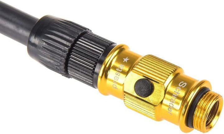 Lezyne Kompakt-Standpumpe Micro Floor Drive DIGITAL HPG Schwarz, Schwarz