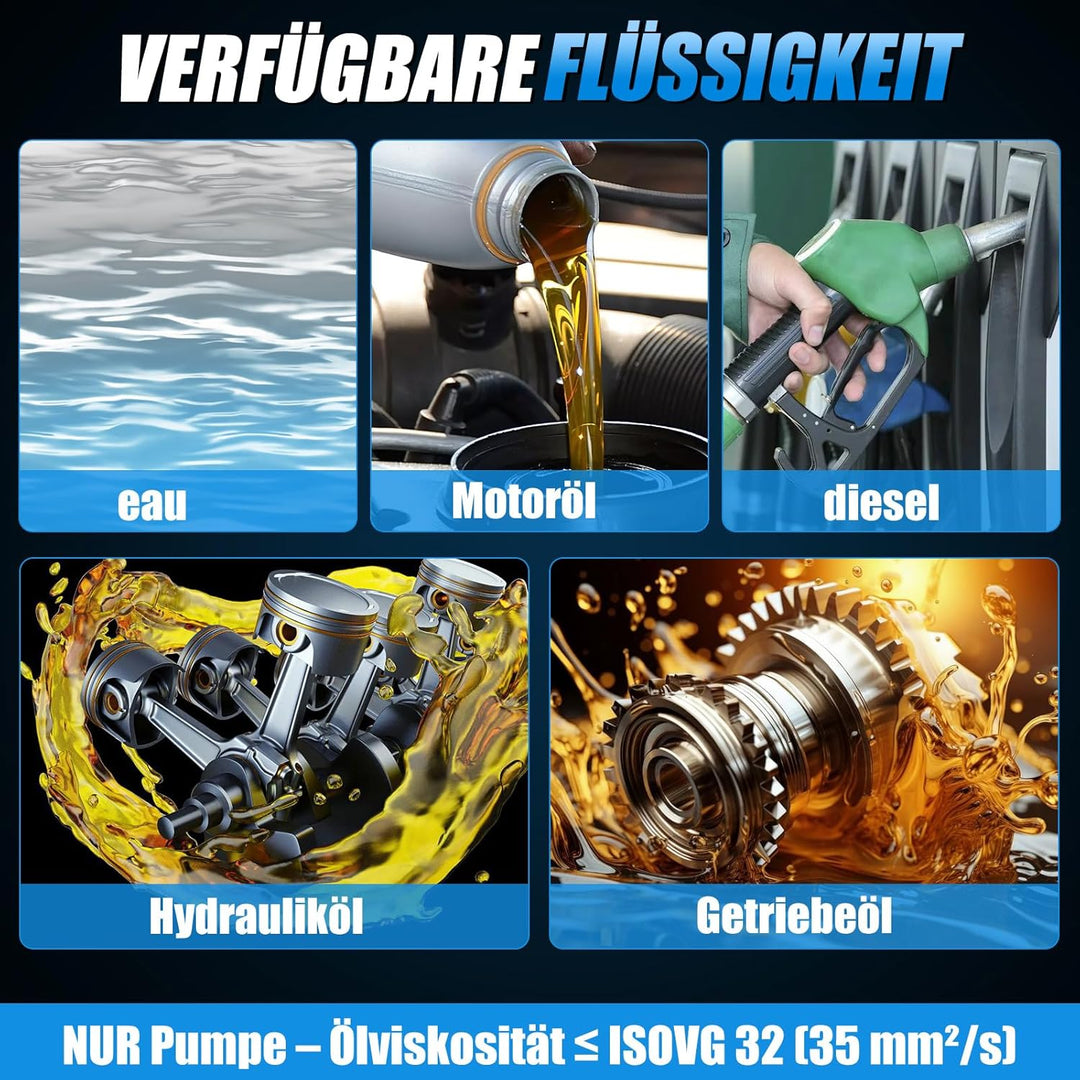 Regenfasspumpe für Makita 18V,Bürstenlon kompakt 10000 U/min mit 2 Geschwindigkeiten,Tragbare umpfpu