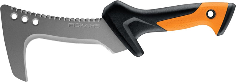 Fiskars Hippe, Auch als Sappie verwendbar, Inkl. Holster aus Nylon, Klingenlänge: 15 cm, Gehärteter