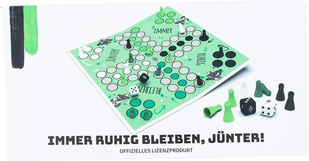 Borussia Mönchengladbach Brettspiel Immer ruhig bleiben, Jünter | Offizieller Fanartikel Fohlenshop