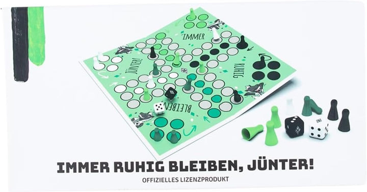 Borussia Mönchengladbach Brettspiel Immer ruhig bleiben, Jünter | Offizieller Fanartikel Fohlenshop