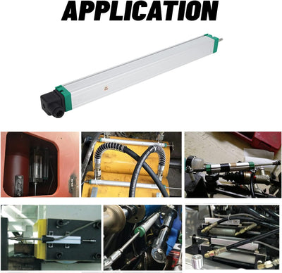 Linearmassstab Schutzart IP67 Elektronischer Lineal Zugstangen Verschiebungssensor für Spritzguss Un