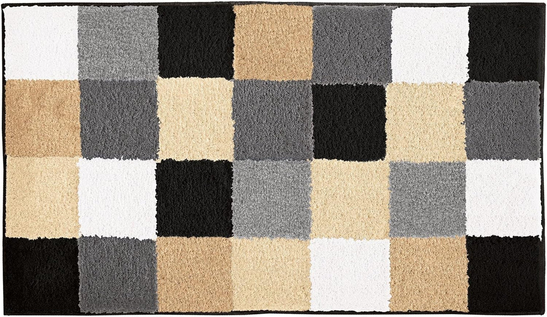 Kleine Wolke 5426926129 WC-Vorleger Caro 55 x 55 cm schwarz Schwarz 55 x 55 cm, Schwarz 55 x 55 cm