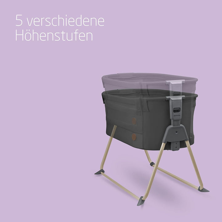 Maxi-Cosi Tori 2-in-1-Beistellbett, Krippe, 0 bis ca. 6 Monate, 0–9 kg, kompakt zusammenklappbar, le