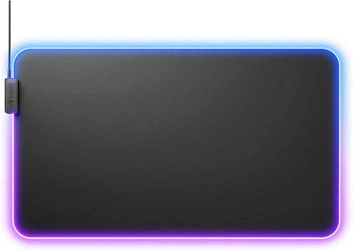 Glorious Gaming Mauspad GMP 2 GLED XL Extended – 2-Zonen-RGB-Beleuchtung, InfiniGlow Nahtloser Rand,
