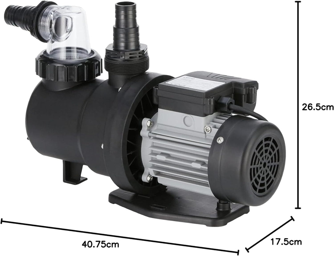 Gre PP052 - Filterpumpe für Pools, 450 W, 8.500 l/h, im Einklang mit der europäischen Ökodesign-Rich