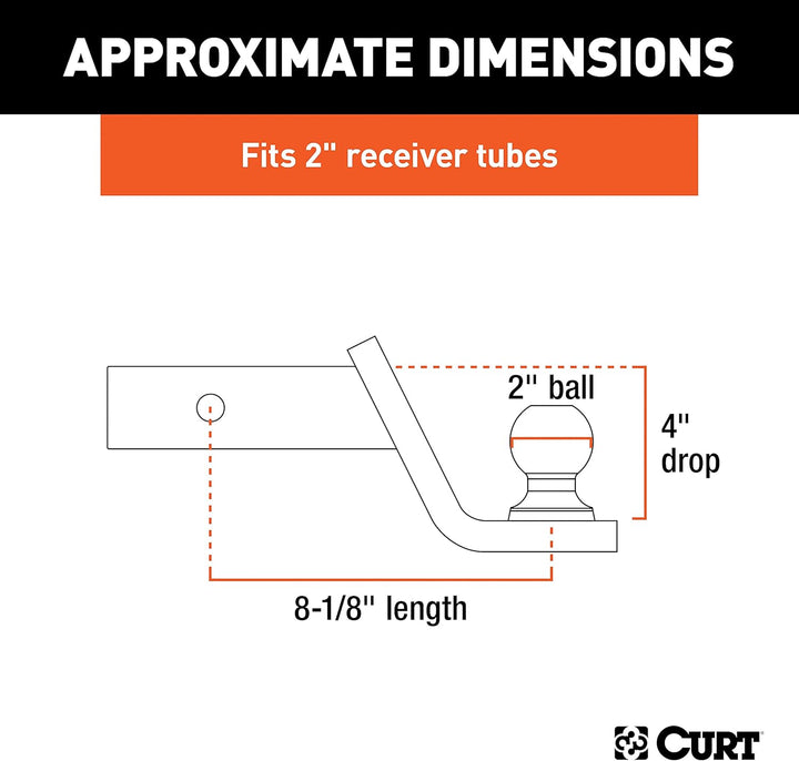 Curt 45154 Fusion-Ball-Mount