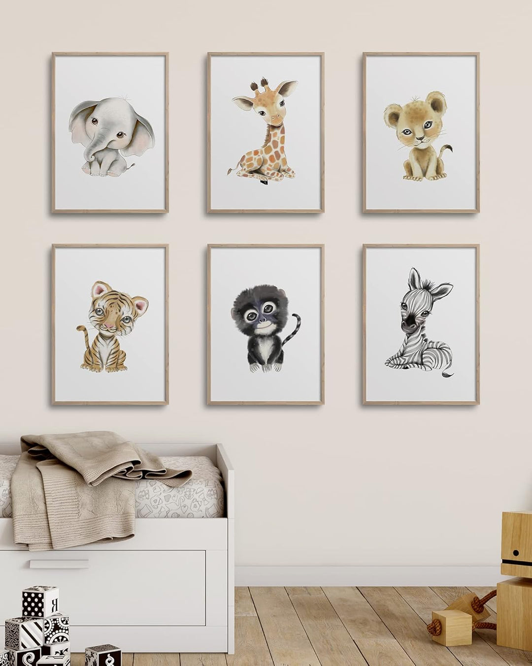 Hambient Poster Kinderzimmer - Bilder Babyzimmer Deko, Junge, Mädchen - Wandbilder, Kinderposter, De
