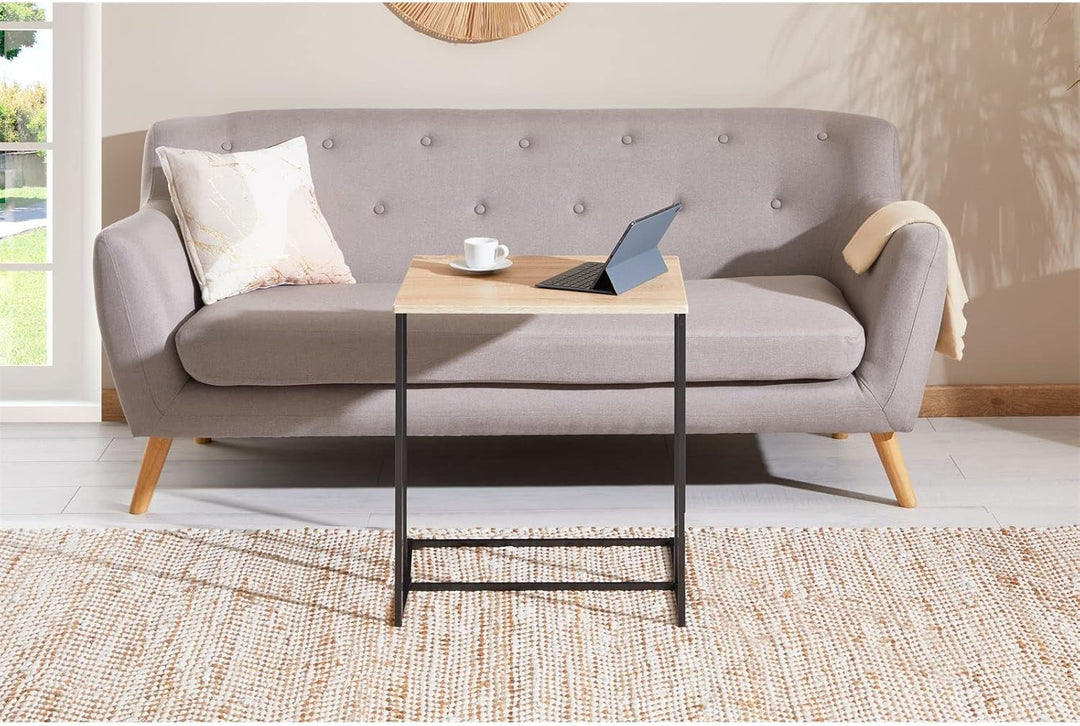IDIMEX Beistelltisch VITORIO im minimalistischen Design, eleganter Wohnzimmertisch mit Metallgestell