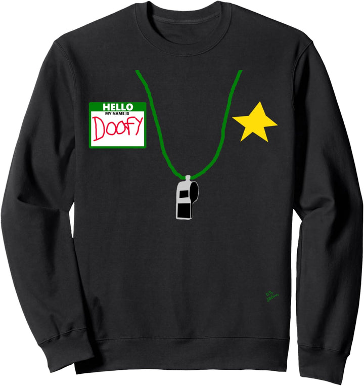 Lustiges Halloween Offizier Tee - Doofy Kostüm Halloween Sweatshirt