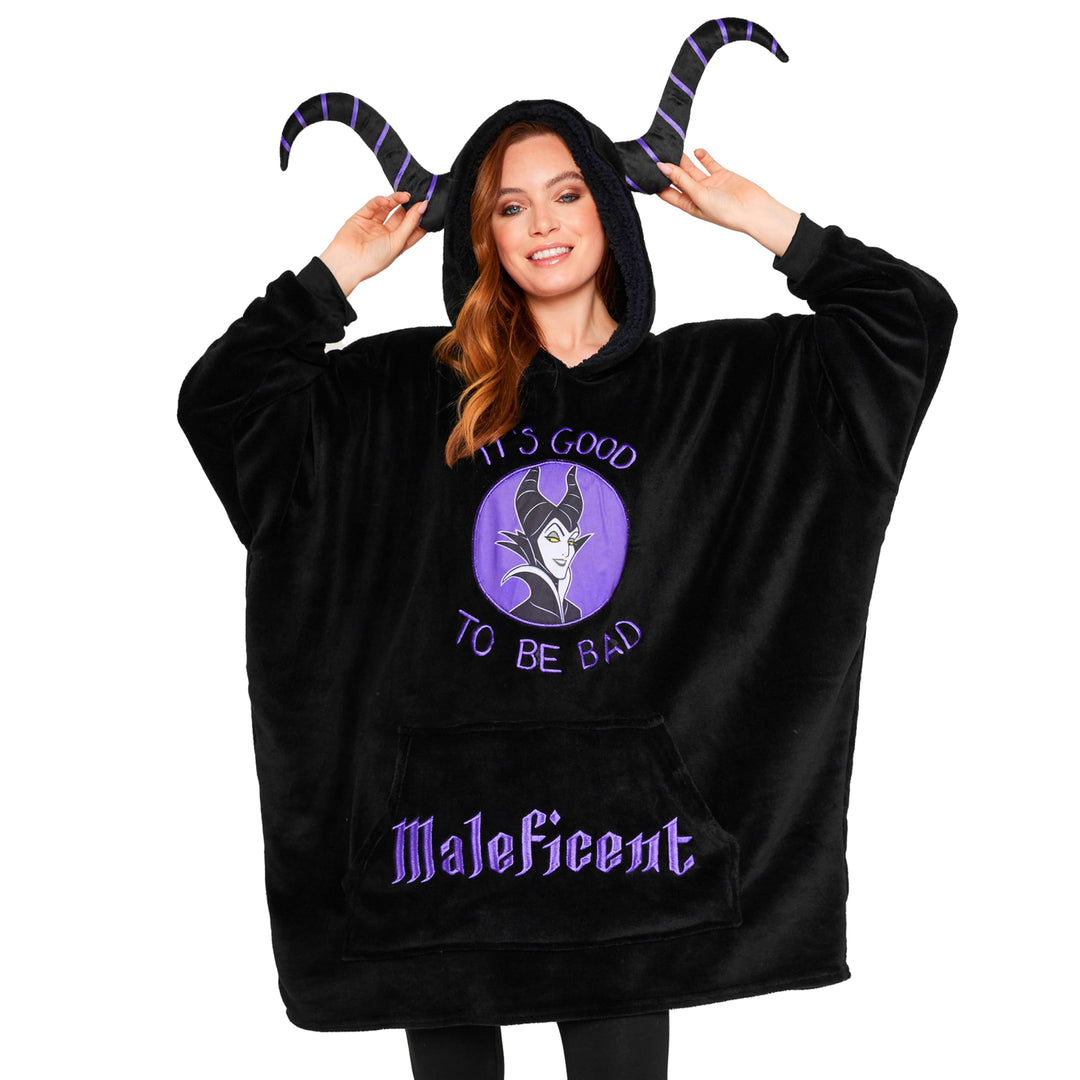 Disney Stitch Übergrosse Hoodie Decke Damen Teenager, Fleece Oversized Kapuzenpullover mit Ärmeln On