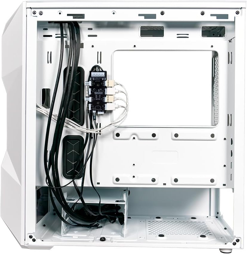 Cooler Master TD300 Mesh White PC Gehäuse - Mini-Tower für Micro-ATX & Mini-ITX , Gehäuse für hohen