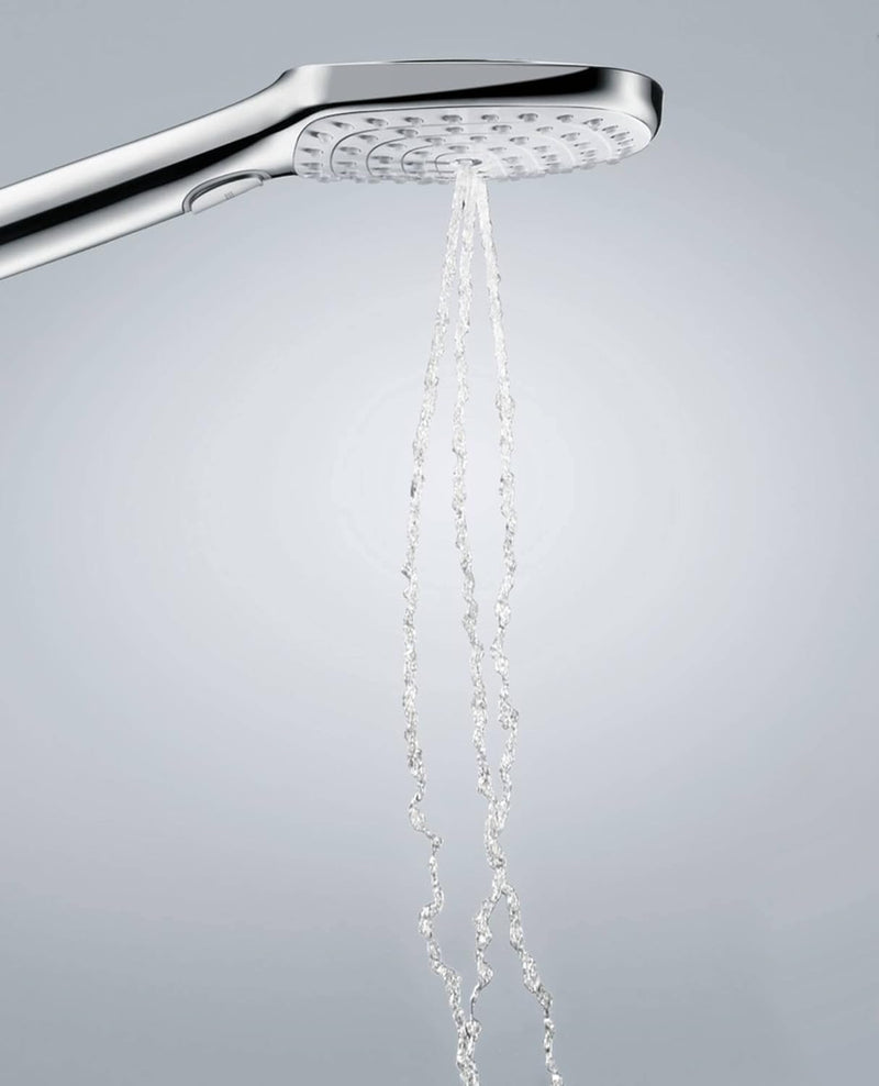 hansgrohe Duschkopf Raindance Select E, Handbrause 120mm, 3 Strahlarten, Mattschwarz Mattschwarz 3 S