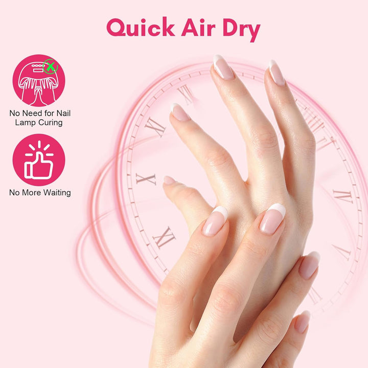 Makartt 40 Pcs Nagelkleber, Extra stark und schnelltrocknend Professionelle Salon-Qualität, Perfekt