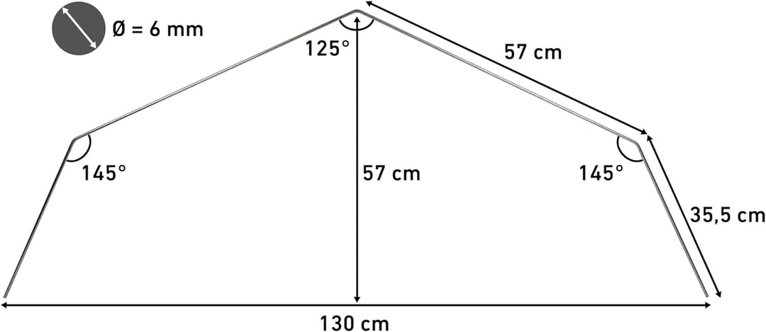 Windhager Folien-Tunnel Komplett-Set XL, 37µm, 10 x 1,5 m, 10 x 1,5 m