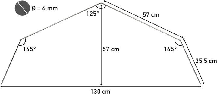 Windhager Folien-Tunnel Komplett-Set XL, 37µm, 10 x 1,5 m, 10 x 1,5 m
