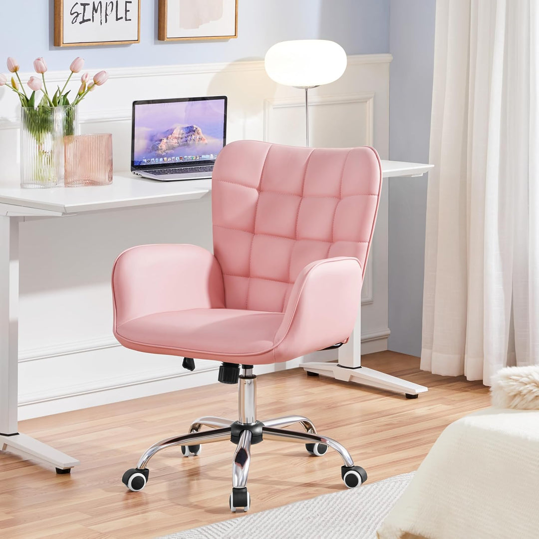 Yaheetech Bürostuhl Ergonomischer Schreibtischstuhl Bürohocker Arbeitsstuhl Drehstuhl höhenverstellb
