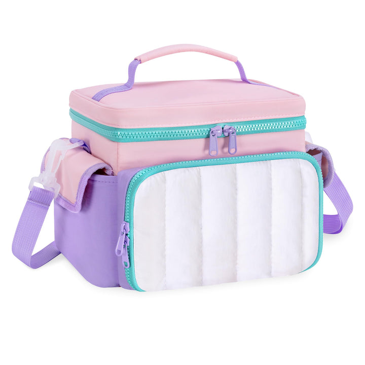 LoDrid Tasche Kompatibel mit Tonie Box 2/1, gepolsterte Tragetasche mit Abnehmbarer Trennwand und Sc