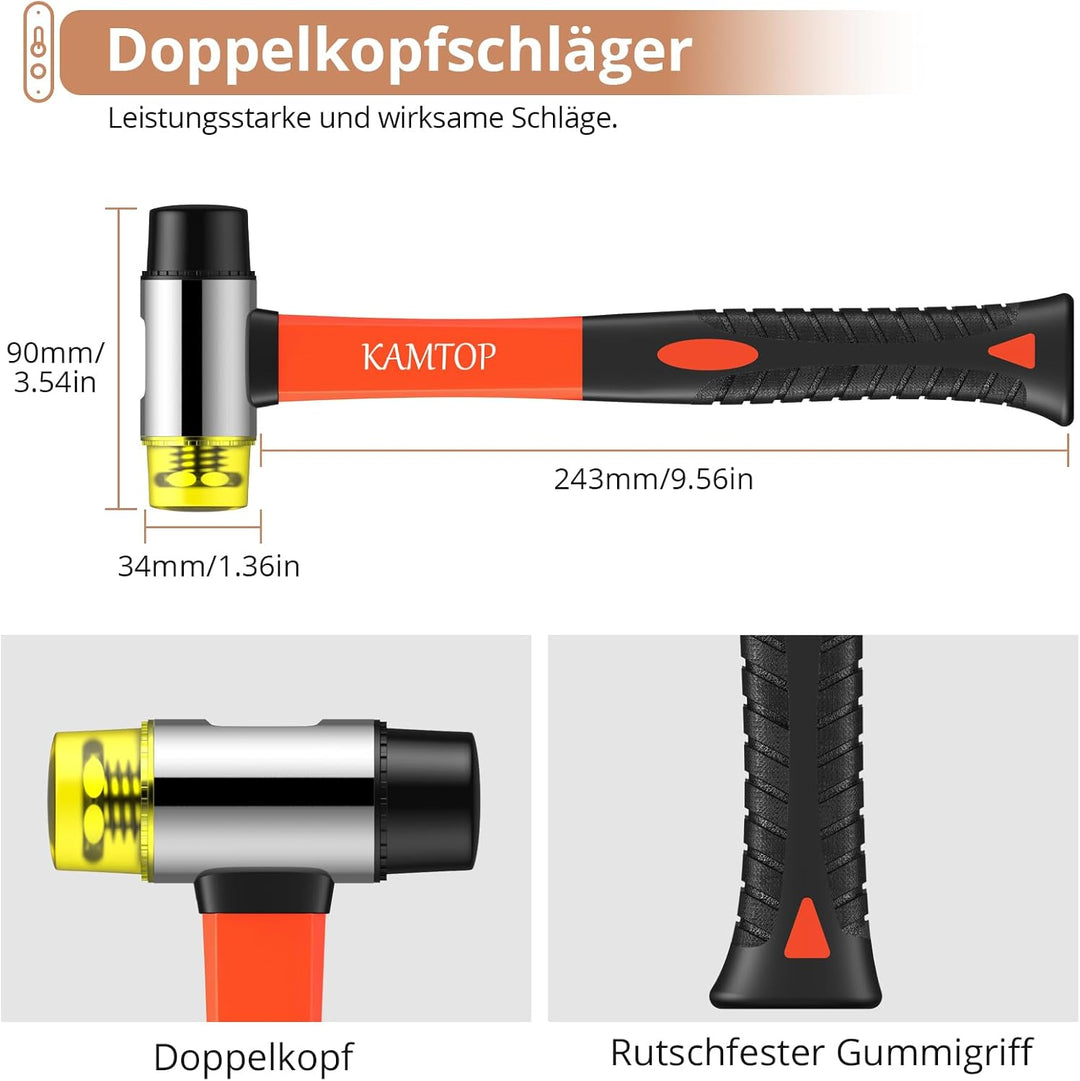 Kamtop 63 tlg.Verlegeset Parkett Nivelliersystem Laminat Parkett Holzfussboden Installations Set Lam