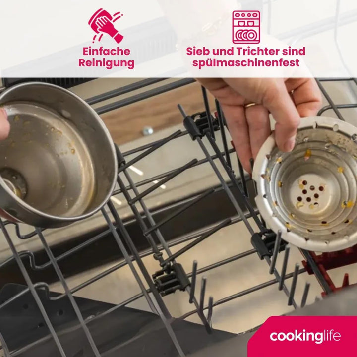 Cookinglife Zitruspresse - Gusseisen - Hebelmodell - Schwarz