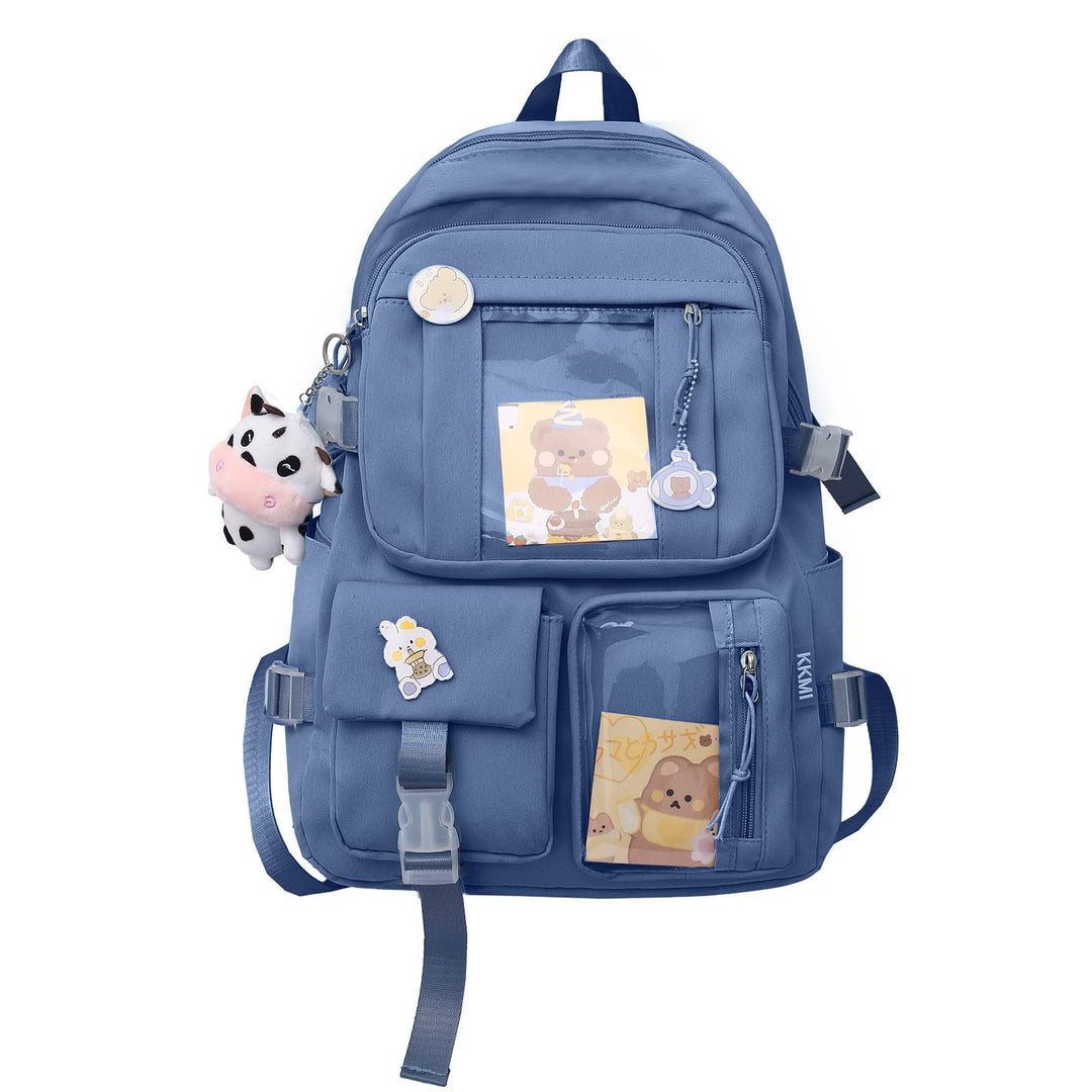 PORRASSO Mädchen Schulrucksack Süsser Schultasche Schüler Rucksäcke Teenager Nylon Daypack Damen Sch