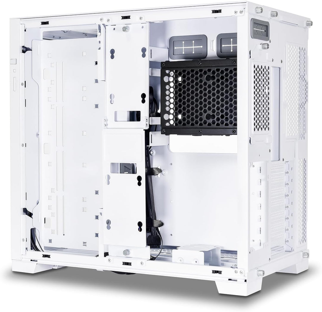 Lian Li ATX O11 Dynamic EVO Midi-Tower Weiss - PC-Gehäuse mit 2-Kammer-Design, E-ATX, ATX, Micro-ATX