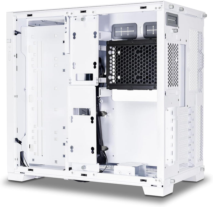 Lian Li ATX O11 Dynamic EVO Midi-Tower Weiss - PC-Gehäuse mit 2-Kammer-Design, E-ATX, ATX, Micro-ATX