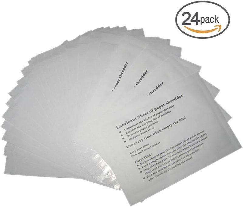 VANRA Ölpapier für Aktenvernichter,Shredder-Schmierblätter Shredder-Zubehör Ölblätter für alle Shred