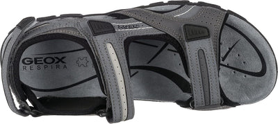 Geox Herren Uomo Sandal Strada D Sandalen, Stone Lt Grey, 46 EU