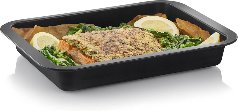 Grizzly 2x Auflaufform, Grösse medium, antihaftbeschichtet, mit Griffrand, auch als Lasagneform, Brä