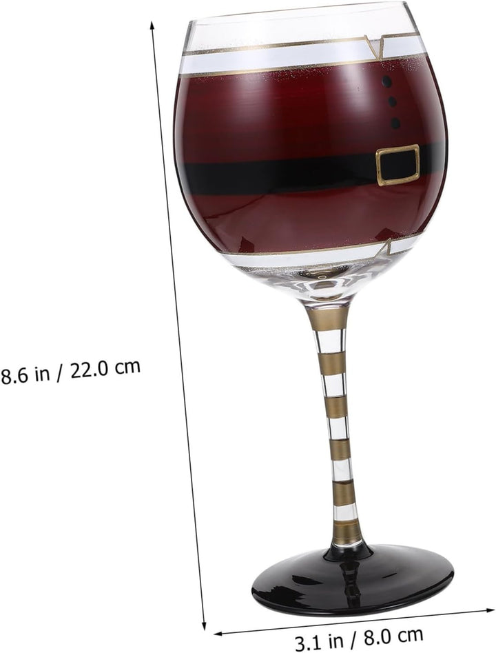 Cabilock Weihnachtswein Weingl? Weihnachten Rotweingl? Weihnachtsmann Sektgl? Champagner Gl? Cocktai