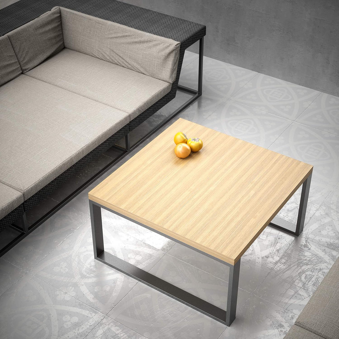 sossai® Couchtischkufen aus Stahl (pulverbeschichtet) | CKK1 | Farbe: Anthrazit | Breite 80 cm x Höh