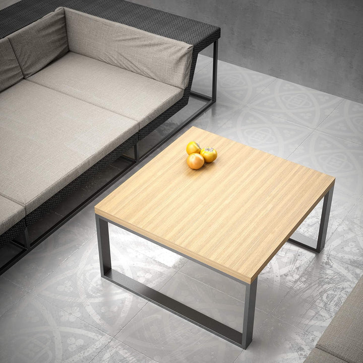 sossai® Couchtischkufen aus Stahl (pulverbeschichtet) | CKK1 | Farbe: Anthrazit | Breite 80 cm x Höh